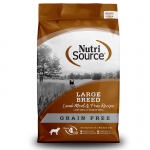 Nutrisource Large Libre de Grano Cordero - Guisante - 26 Libras