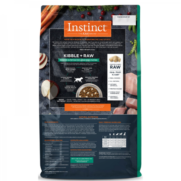 Instinct Dog Rbk Gf With Real Chicken - Lb Puppy - 9.09 Kg - Imagen 2