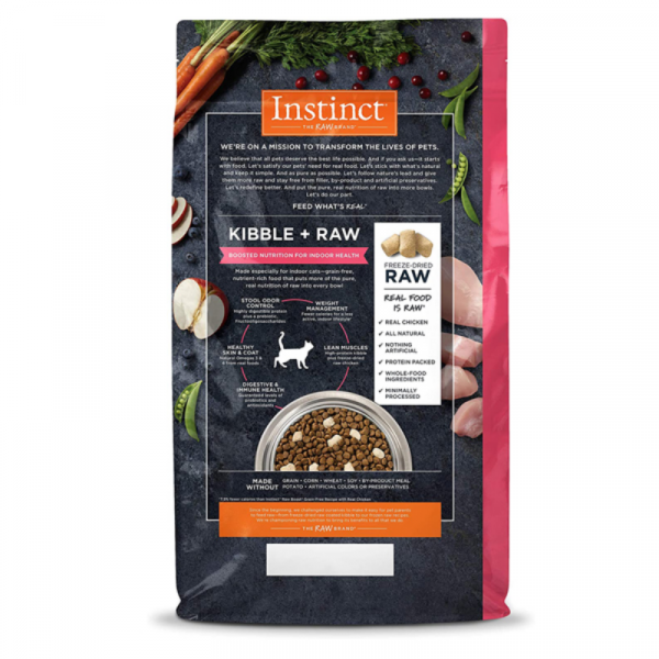 Instinct Cat Rbk Gf With Real Chicken - Indoor Health -2.27 Kg - Imagen 2