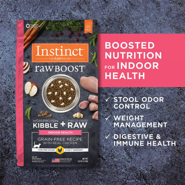 Instinct Cat Rbk Gf With Real Chicken - Indoor Health -2.27 Kg - Imagen 3