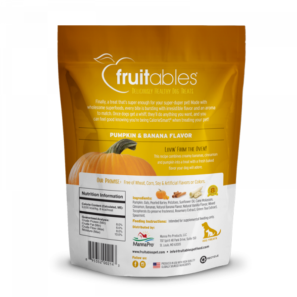 Calabaza y Banano Fruitables Baked 198g - Imagen 2
