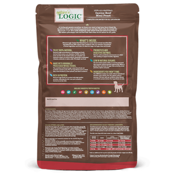 Nature´s Logic Canine Dry Grain Free Beef - Imagen 2