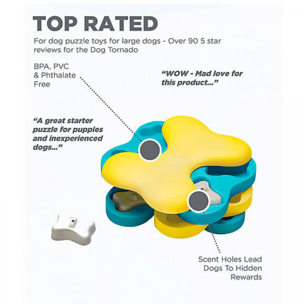 Juguete Dog Toy Tornado Interactive Treat Puzzle - Imagen 2