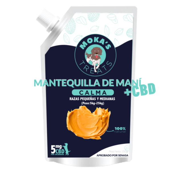 Mantequilla de Maní Moka´s razas pequeñas y medianas