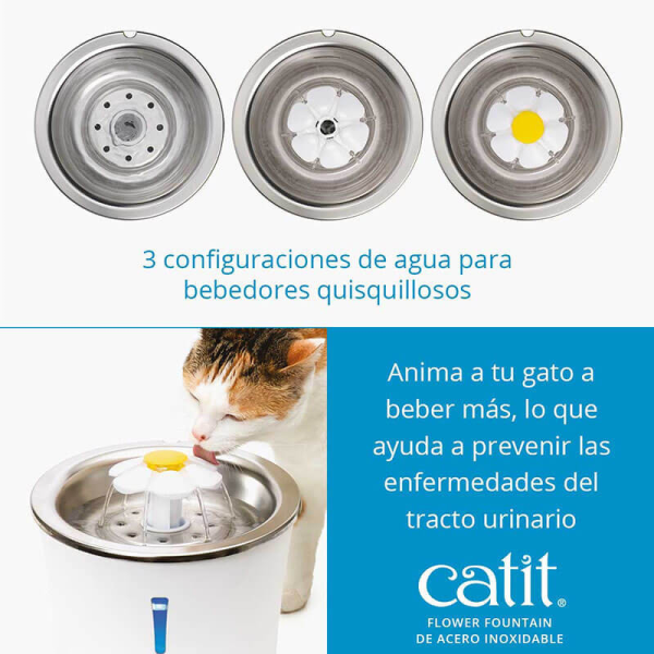 Fuente Circular Acero Inoxidable Cat It - Imagen 2