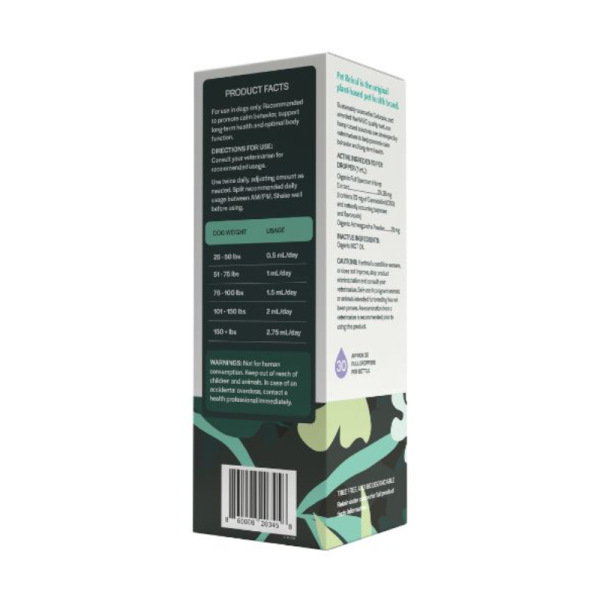 Pet Releaf – Stress Releaf Hemp Oil Organic CBD 600 - Imagen 2