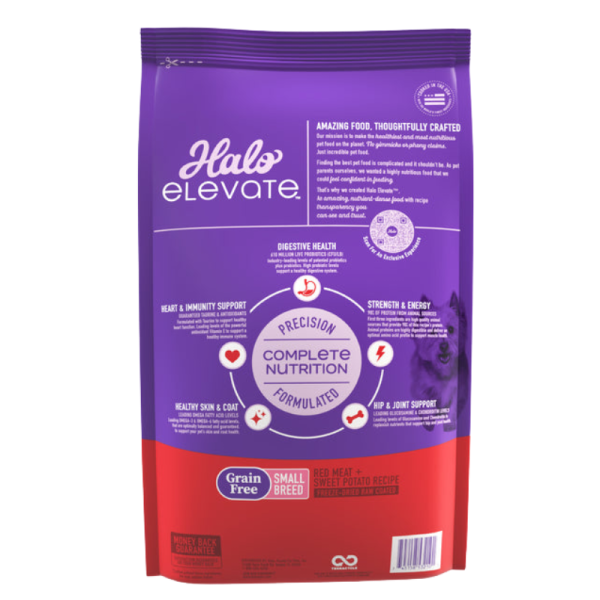 Halo Elevate Alimento seco de carne roja libre de granos small breed - Imagen 2