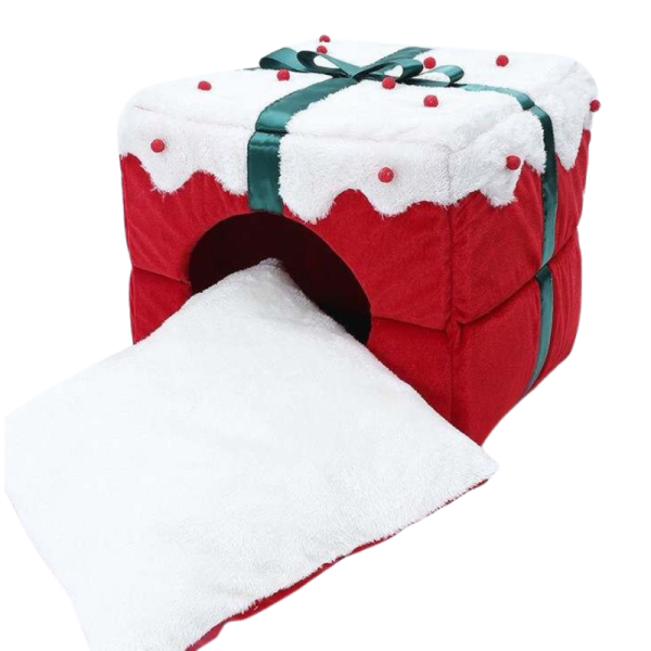 Casa Acolchada para Mascotas Regalo Navideño - Imagen 4