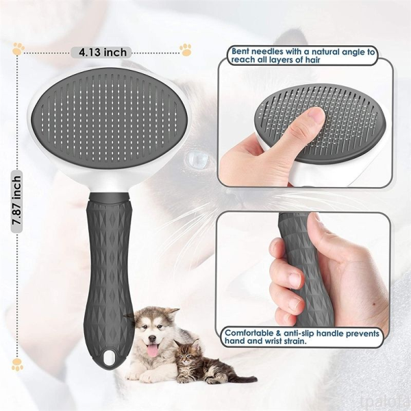 Peine para perros y gatos autolimpiable - Imagen 2