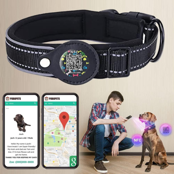 Collar de perro para dispositivo código QR - Imagen 3