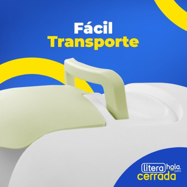 Litera Clásica Cerrada - Verde Claro Hola Pets - Imagen 3