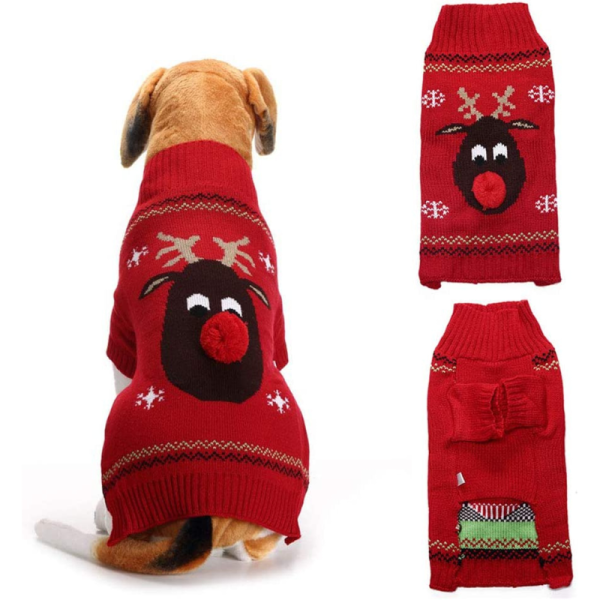 Sweater Navideño Roja para Mascota