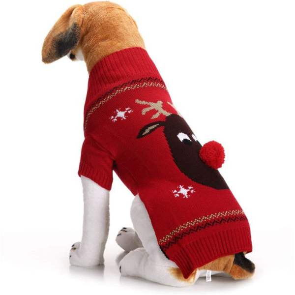 Sweater Navideño Roja para Mascota - Imagen 3