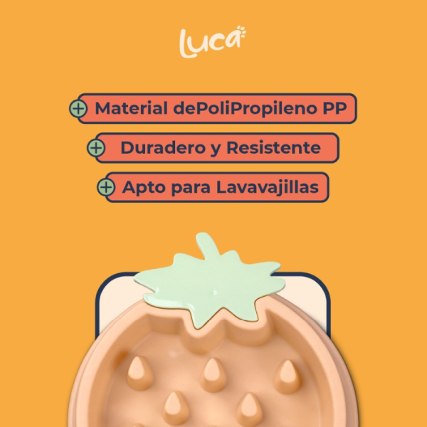 Comedero Lento Fresa - Luca - Imagen 5