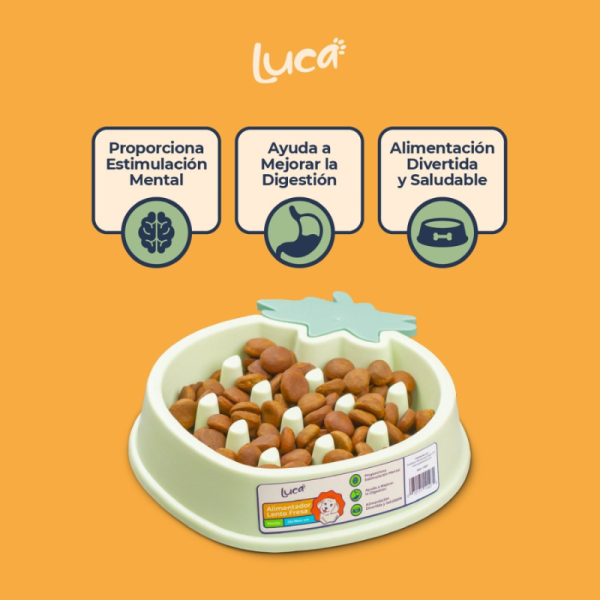 Comedero Lento Fresa - Luca - Imagen 4
