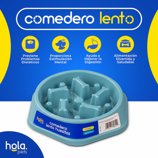 Comedero Lento Huesitos - Hola Pets - Imagen 5