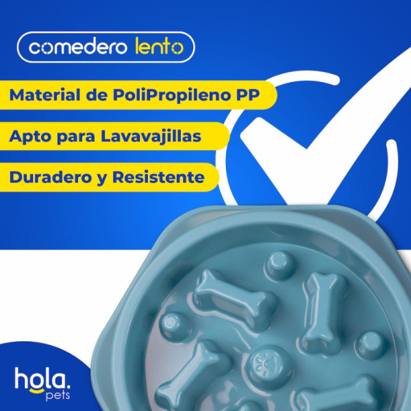 Comedero Lento Huesitos - Hola Pets - Imagen 2