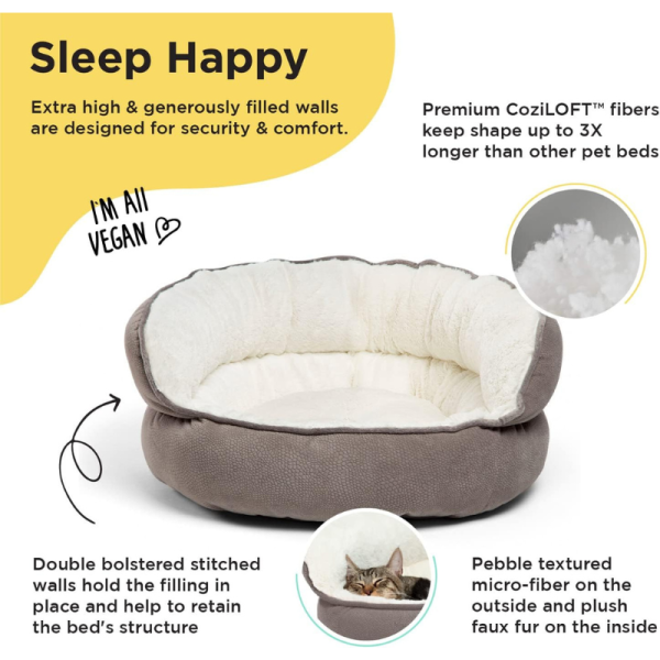 Cama Trono ortopédica de Alivio Mini para Gatos y Perros - Imagen 5