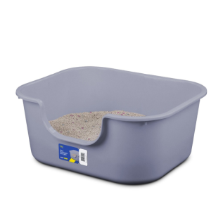 Litera Abierta Rectangular - Cenizo- Hola Pets