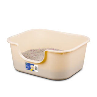 Litera Abierta Rectangular - Crema - Hola Pets