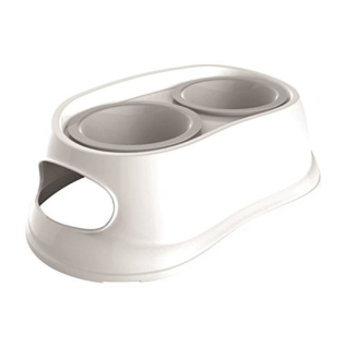 Comedero Elevado de plástico M-PETS