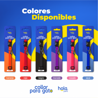 Collar para Gato - Hola Pets