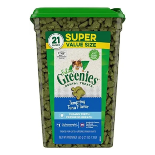 Golosinas dentales para gatos adultos Greenies 595g