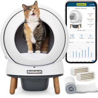 Arenero automático PetSafe ScoopFree SmartSpin