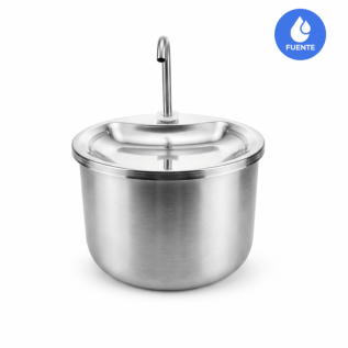 Fuente de Agua 2L - Acero Inoxidable